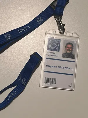 Ben's CERN Badge
